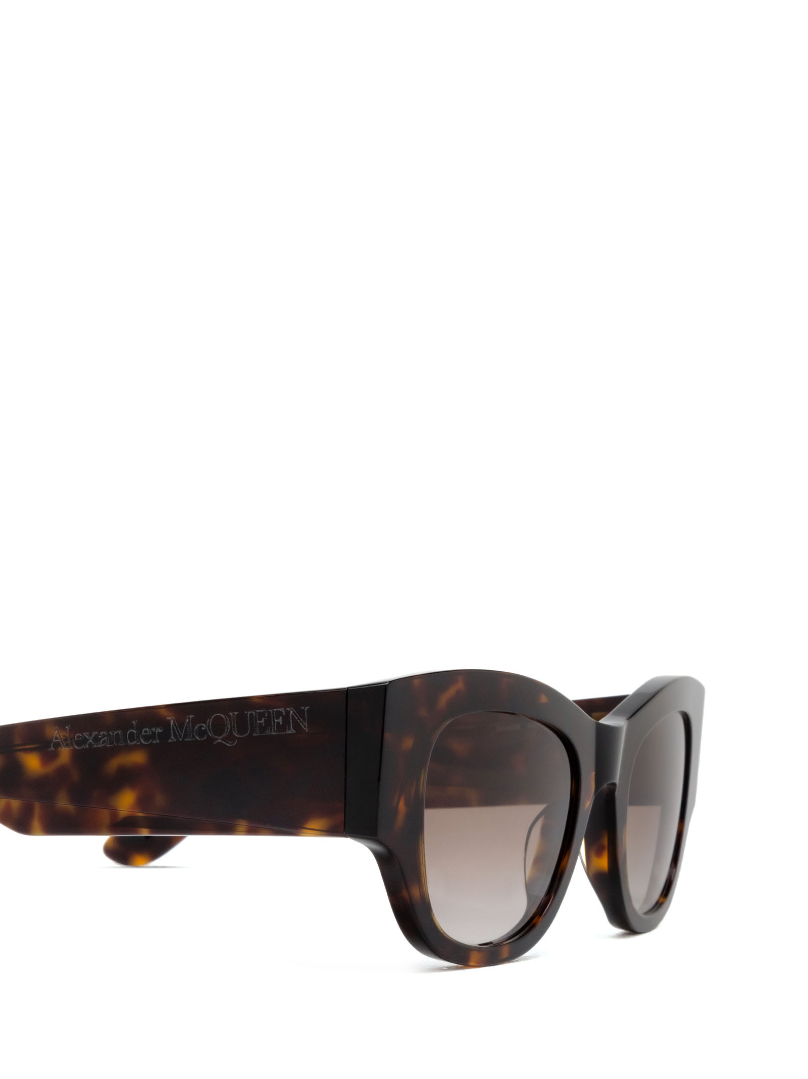 Alexander Mcqueen Square Frame Sunglasses In Black
