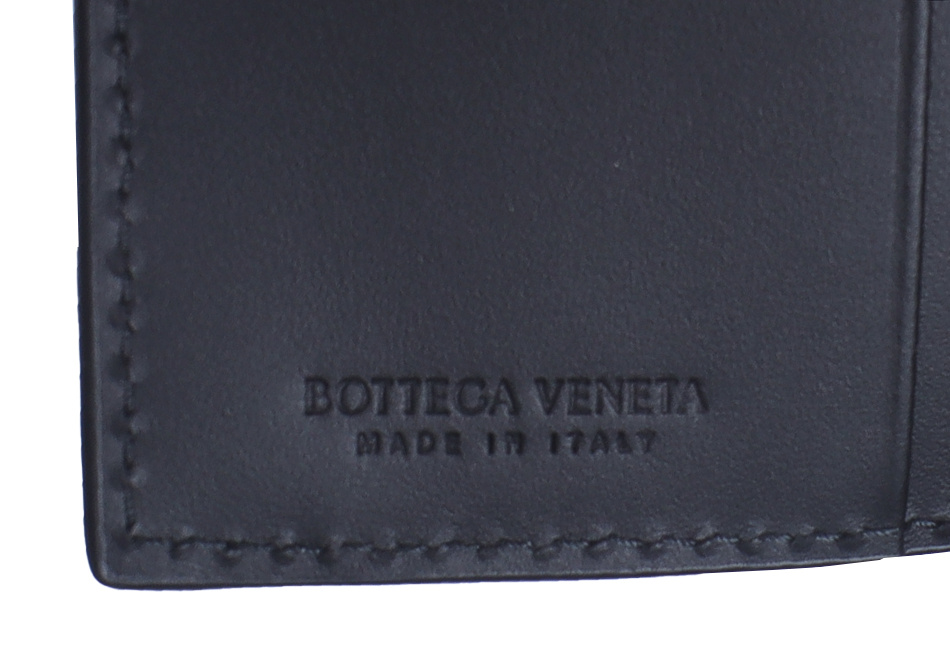 Shop Bottega Veneta Intreciato Folding Wallet In Black