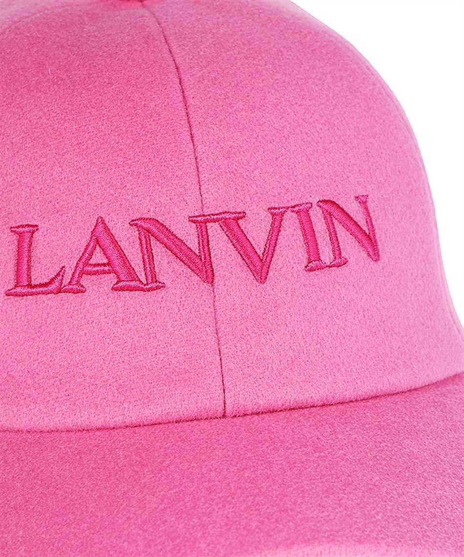 Lanvin Logo Embroidered Hat In Pink
