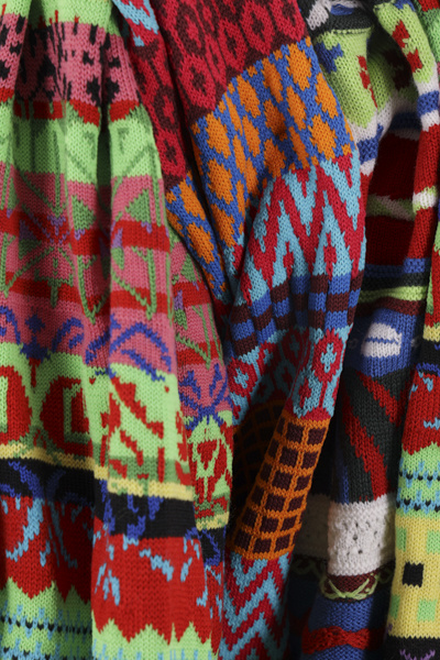 COMME DES GARÇONS LONG-SLEEVED COLOR-IMPACT SWEATER