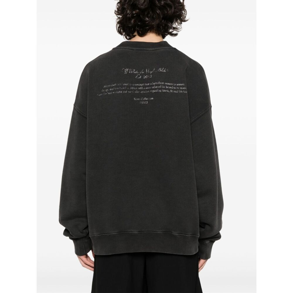 Off-white Caravaggio Mary Skate Logo Hoodie In Green