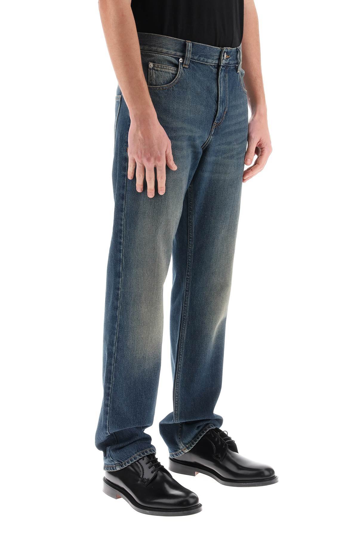 Isabel Marant Logo Patch Flared Jeans In Black