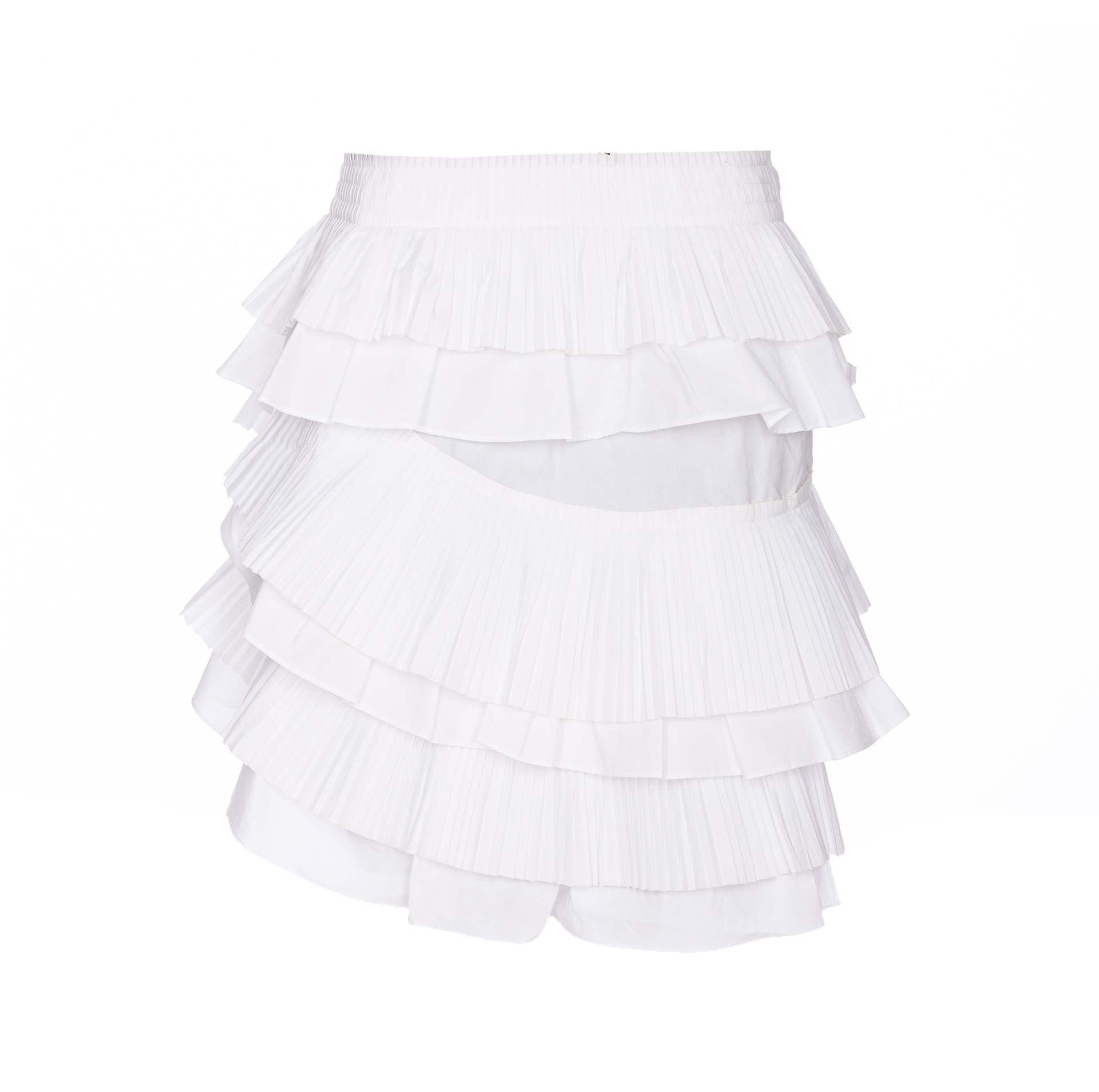 Essentiel Antwerp Hupaul Pleated Skirt In White