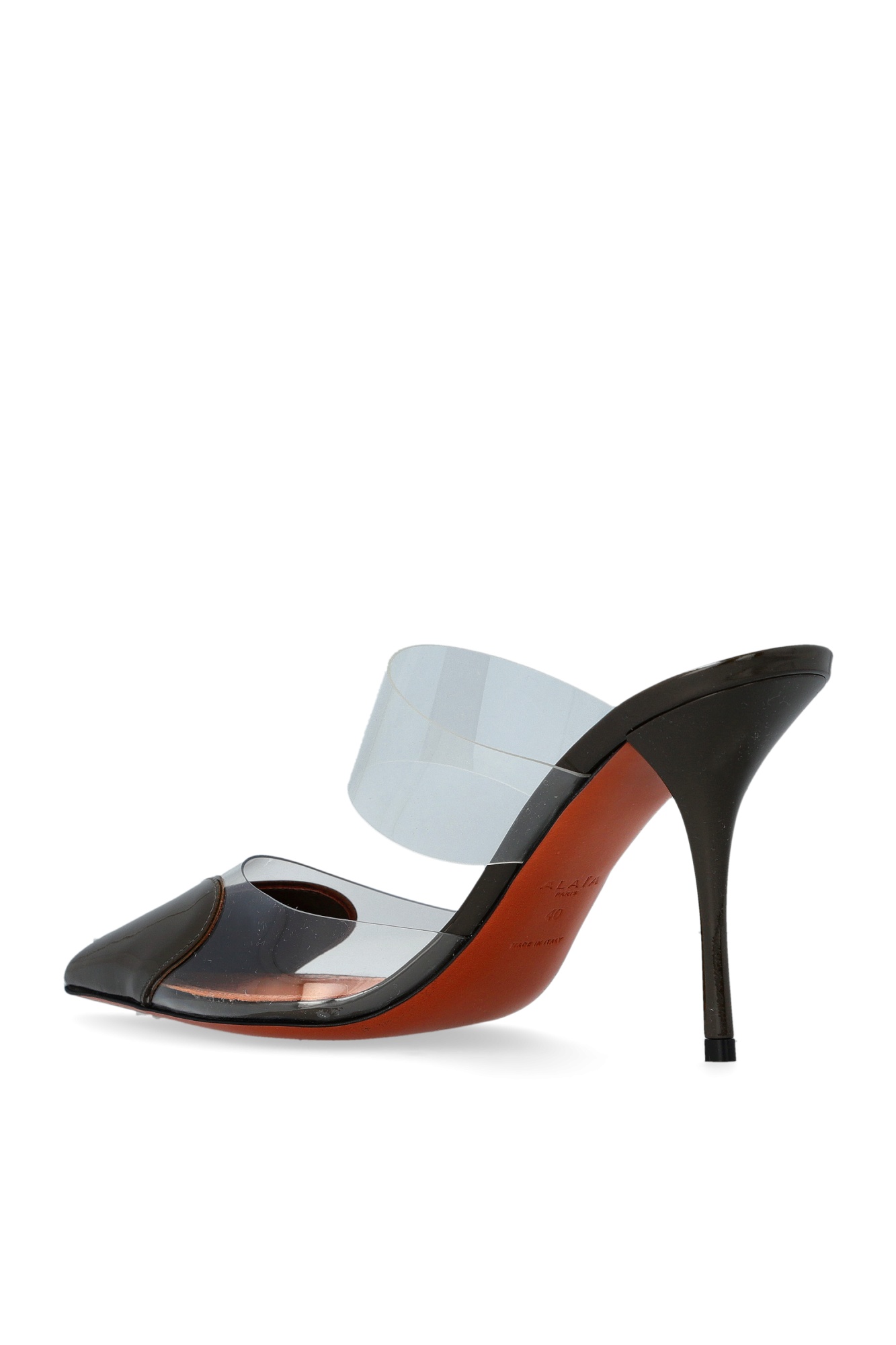Alaïa 90mm Le Cœur Strap Mules