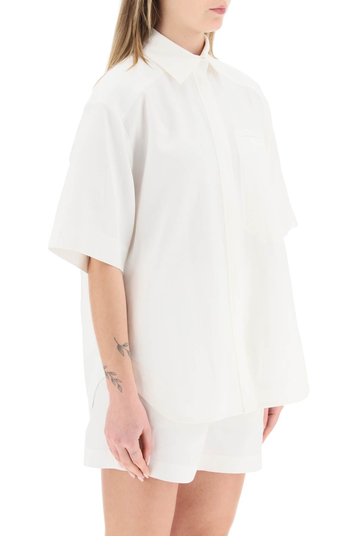 LOULOU STUDIO LOULOU STUDIO BUTTONED SHORT-SLEEVED SHIRT