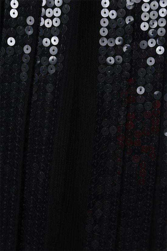 Prada Pleated Short Skirt In Black