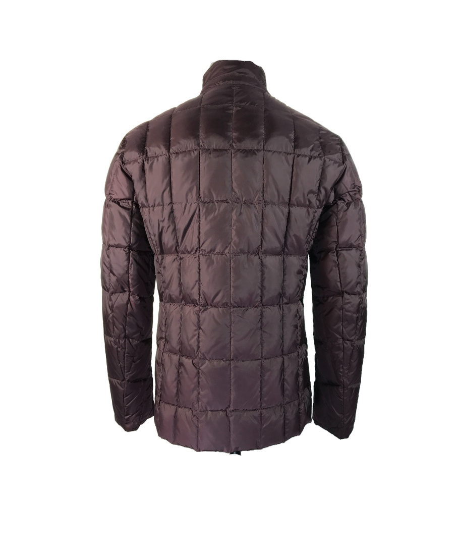 Armani Collezioni Quilted Down Jacket In Black