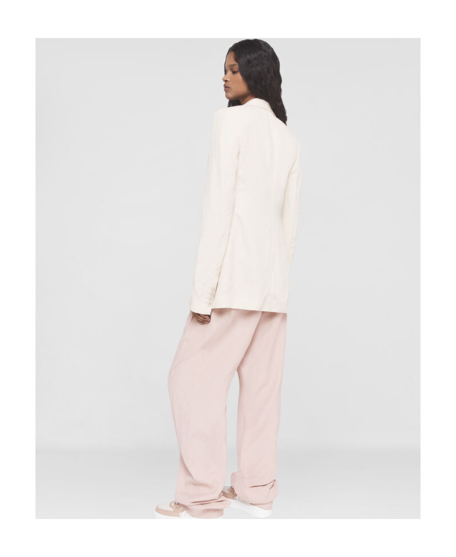 Stella Mccartney Double-breasted Tailored Blazer In White