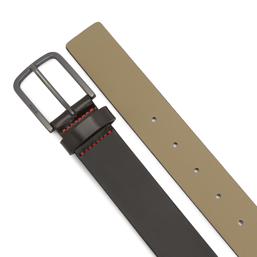 Hugo Boss Buckle Belt In Black
