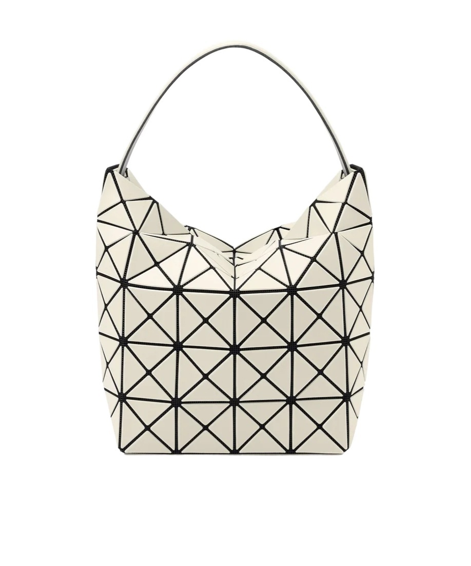 Bao Bao Issey Miyake Geometric-pattern Top Handle Bag In Black