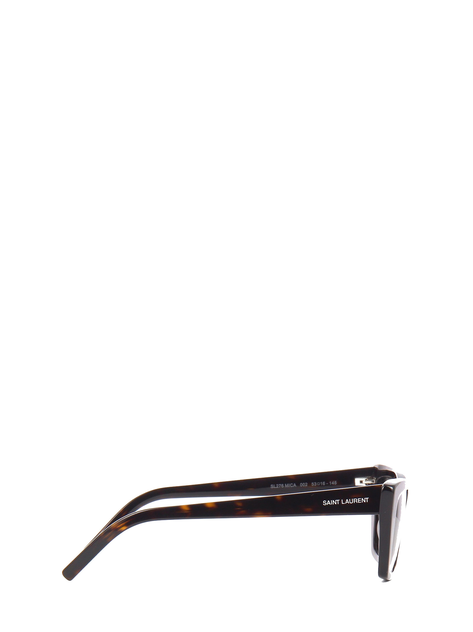 Saint Laurent Frame Design Sunglasses In Gray