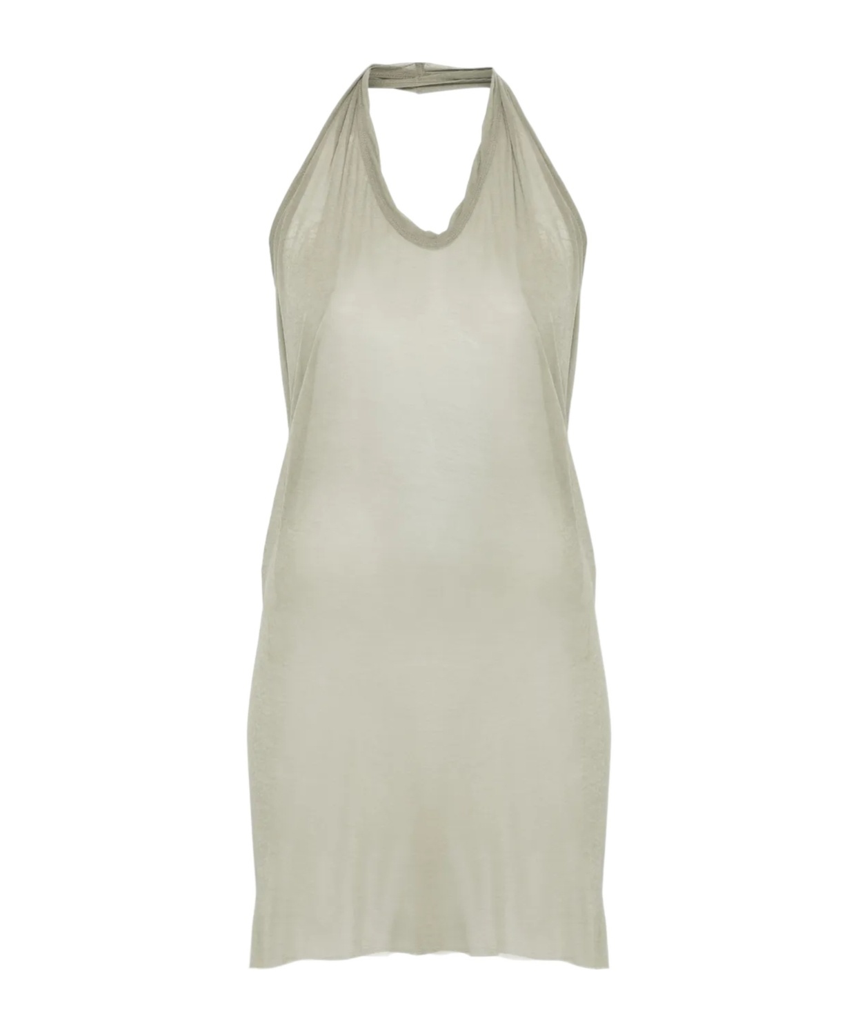 Rick Owens Halter Tank Top In White