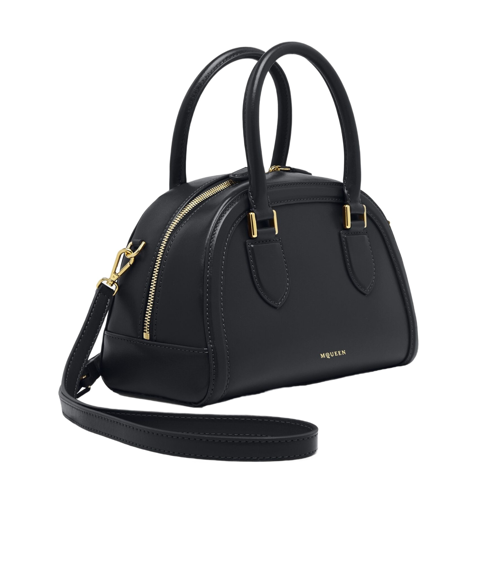 Alexander Mcqueen Small Leather Birdee Boston Cross-body Bag