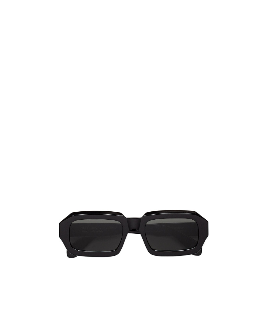 Retrosuperfuture Rectangular Frame Sunglasses In Black