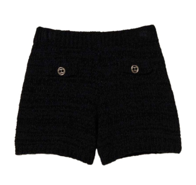 Twinset Twin-set Stylish And Comfortable Shorts In Black