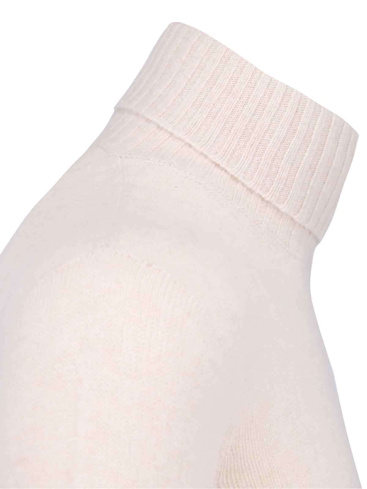Drumohr Ribbed Turtleneck Sweater Long Sleeves In Pink