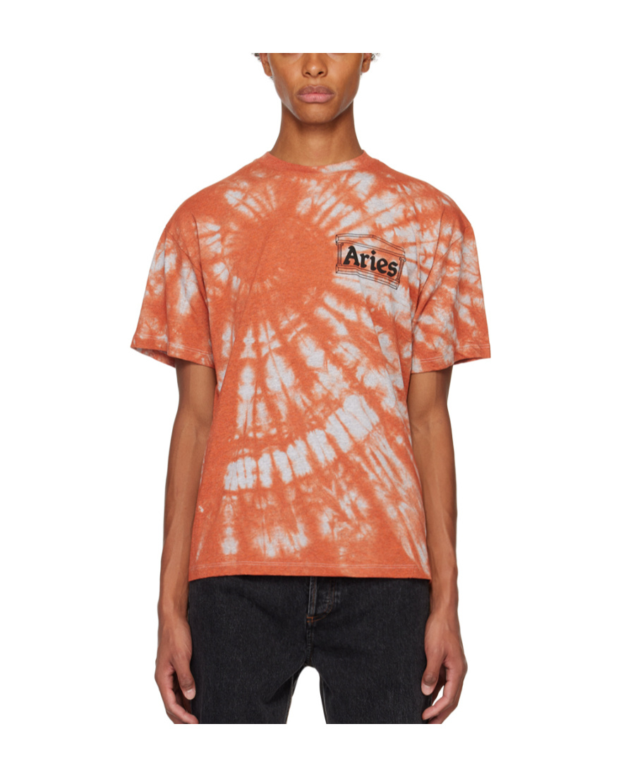 Aries Plain Knitted T-shirt In Multicolor
