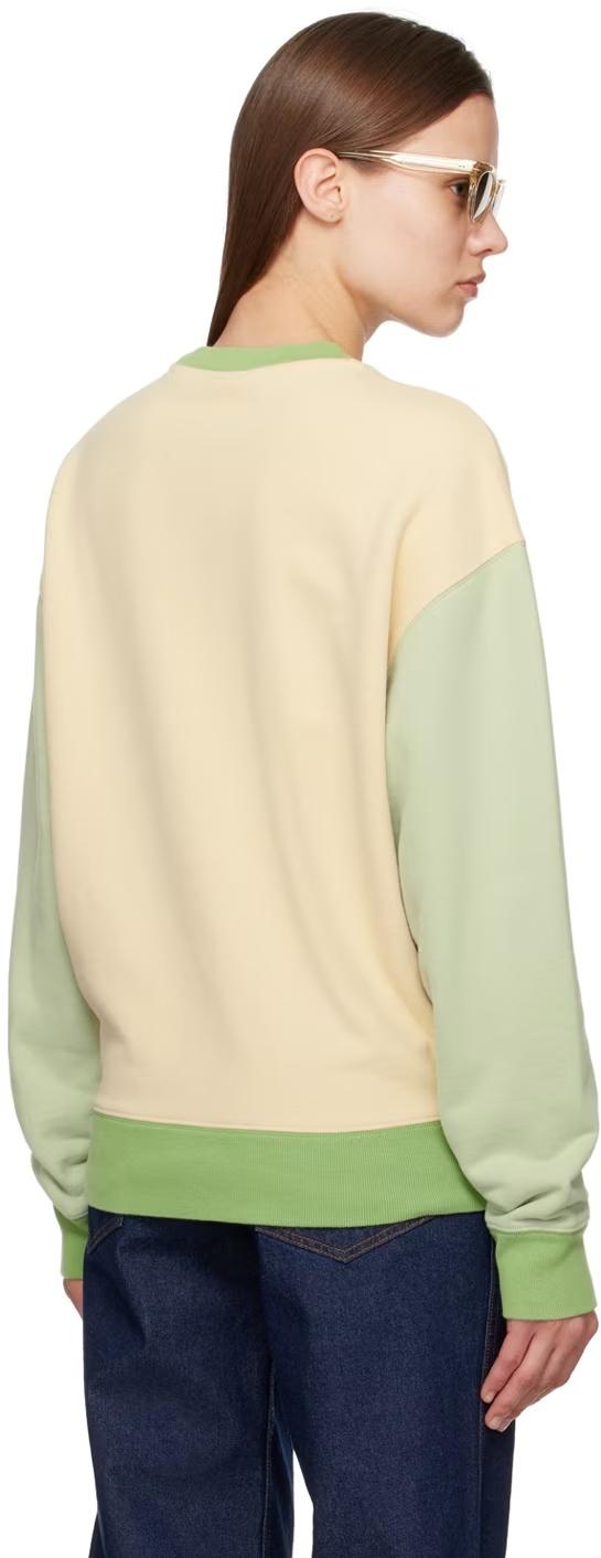 MAISON KITSUNÉ CAFÉ KITSUNE ROUND-NECK SWEATER 