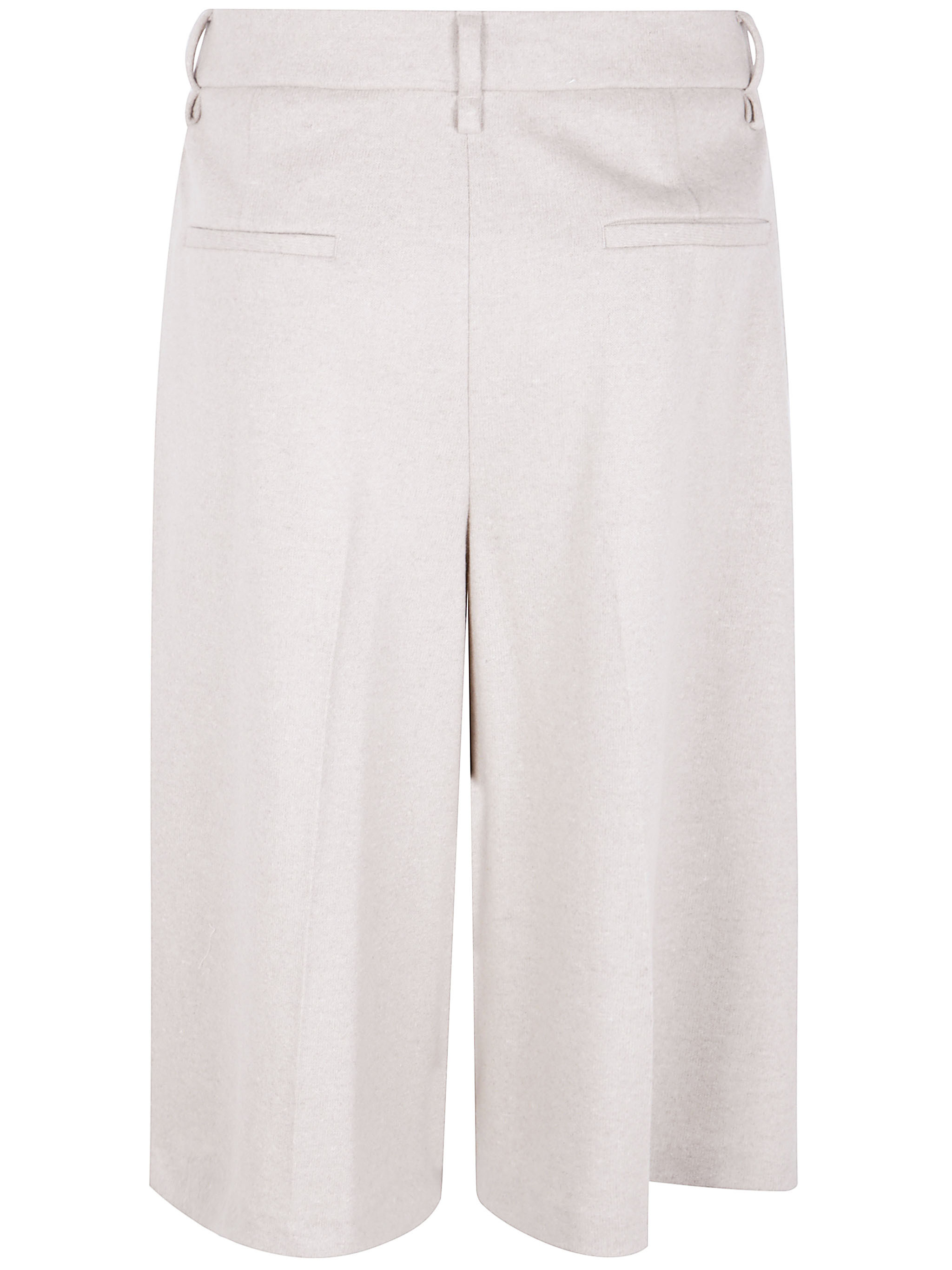 Seventy Pressed-crease Cotton Shorts In Neutral