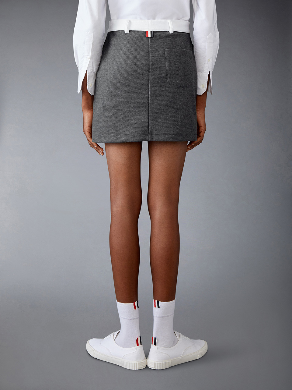 Thom Browne Logo-patch Mini Skirt