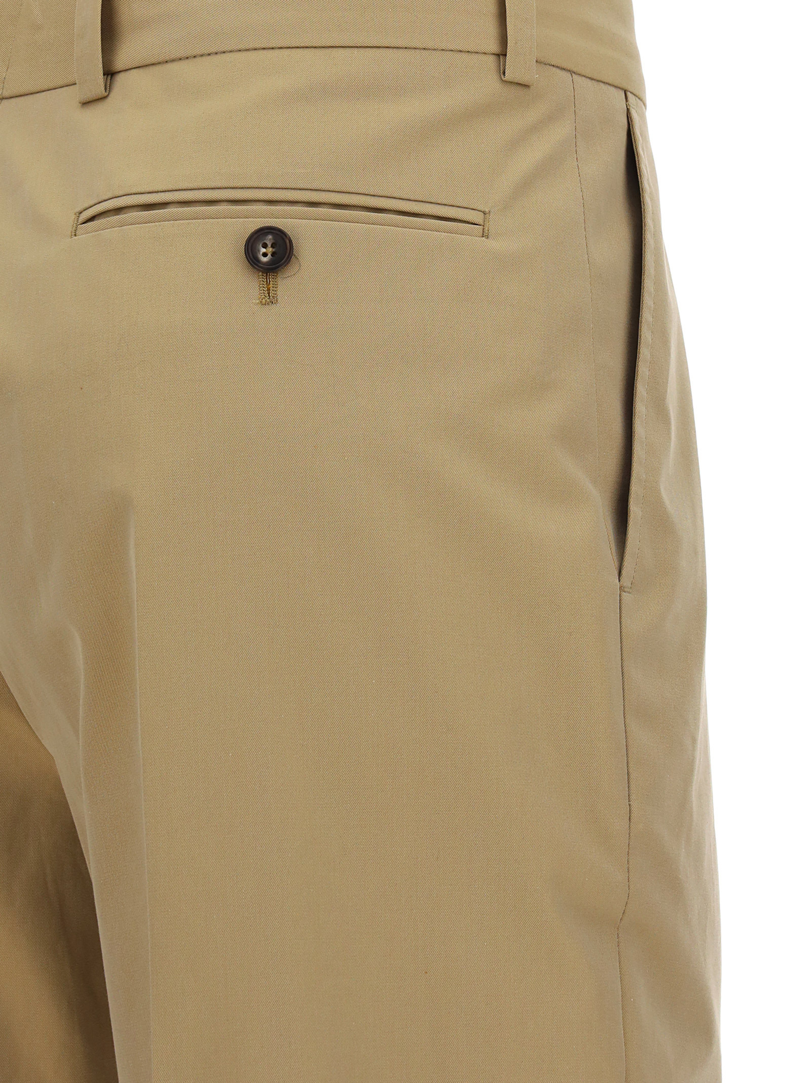 Alexander Mcqueen Cropped Tailored Trousers In Brown