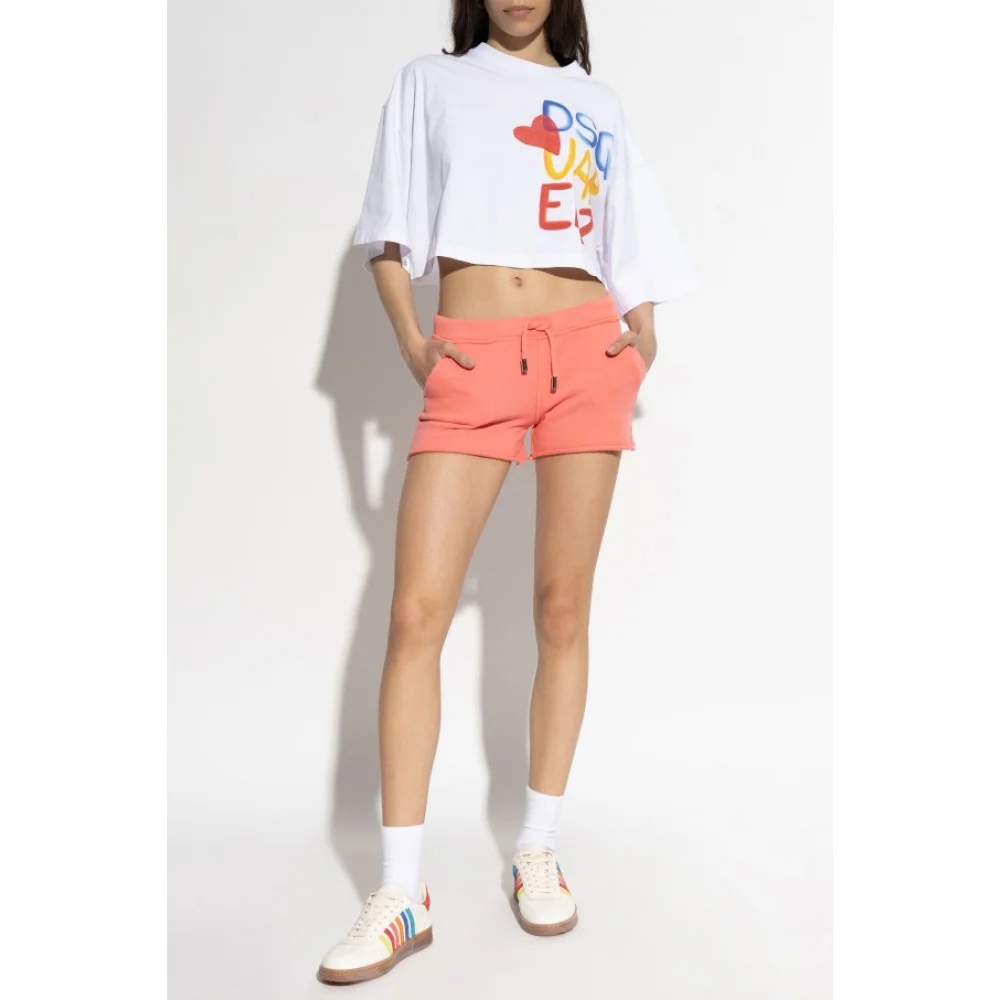 Dsquared2 Summer Lovers Gathered Relax Fit T-shirt