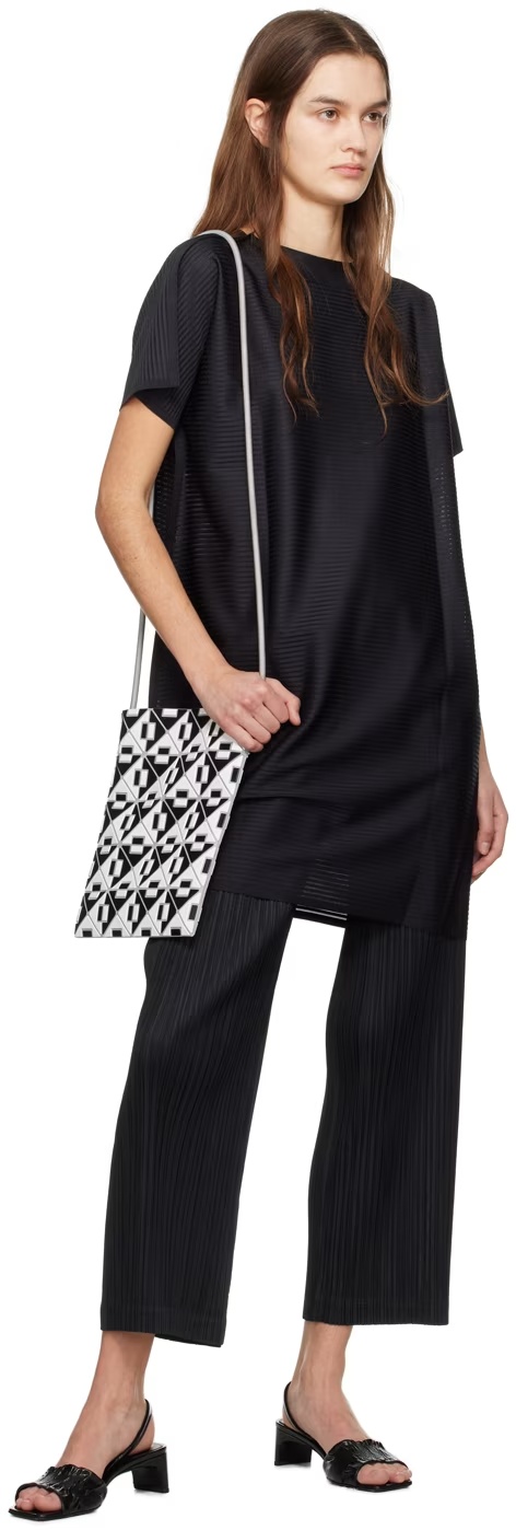 Bao Bao Issey Miyake Connect Geometric Crossbody Bag In Black