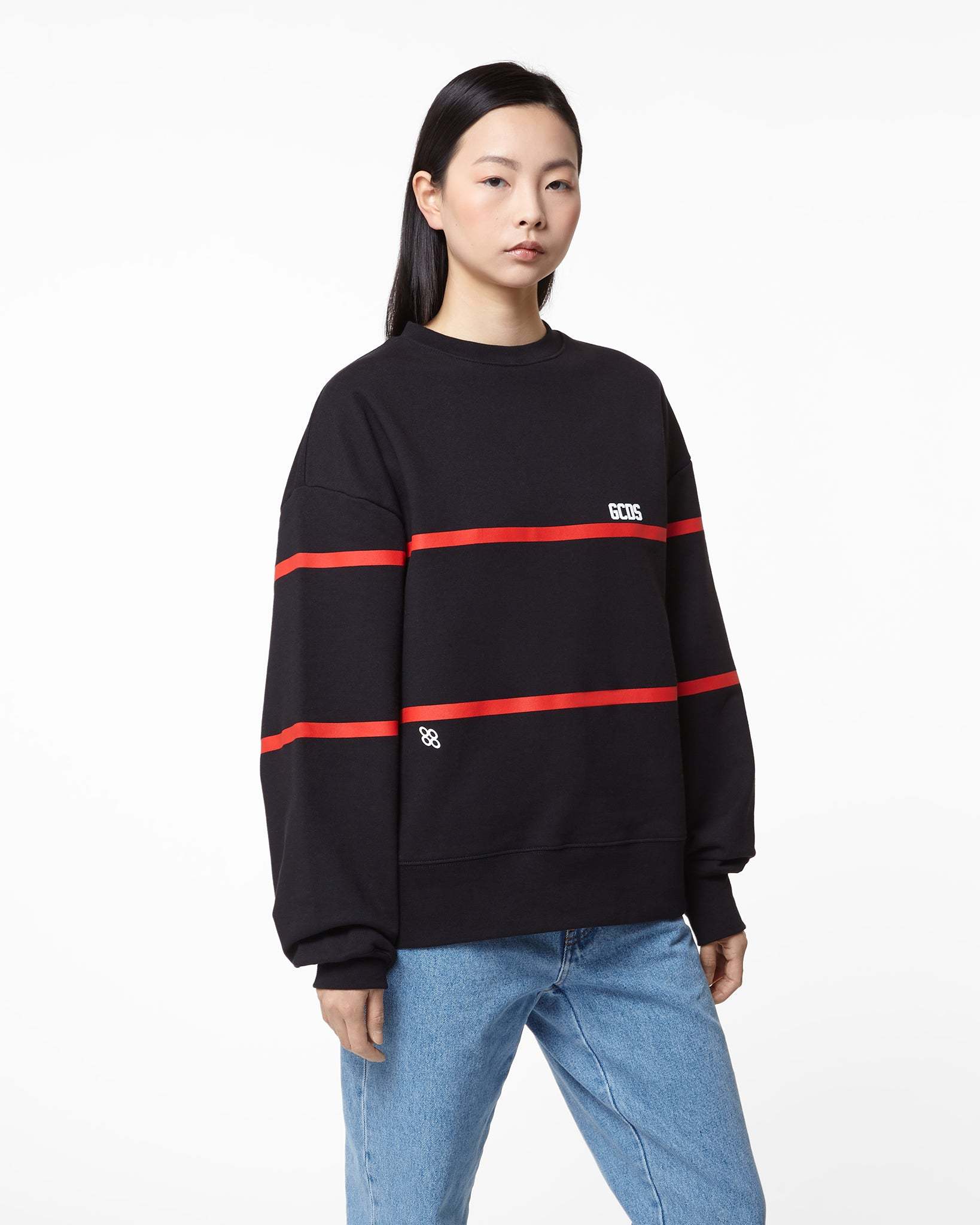 Gcds Sweatshirt In Black
