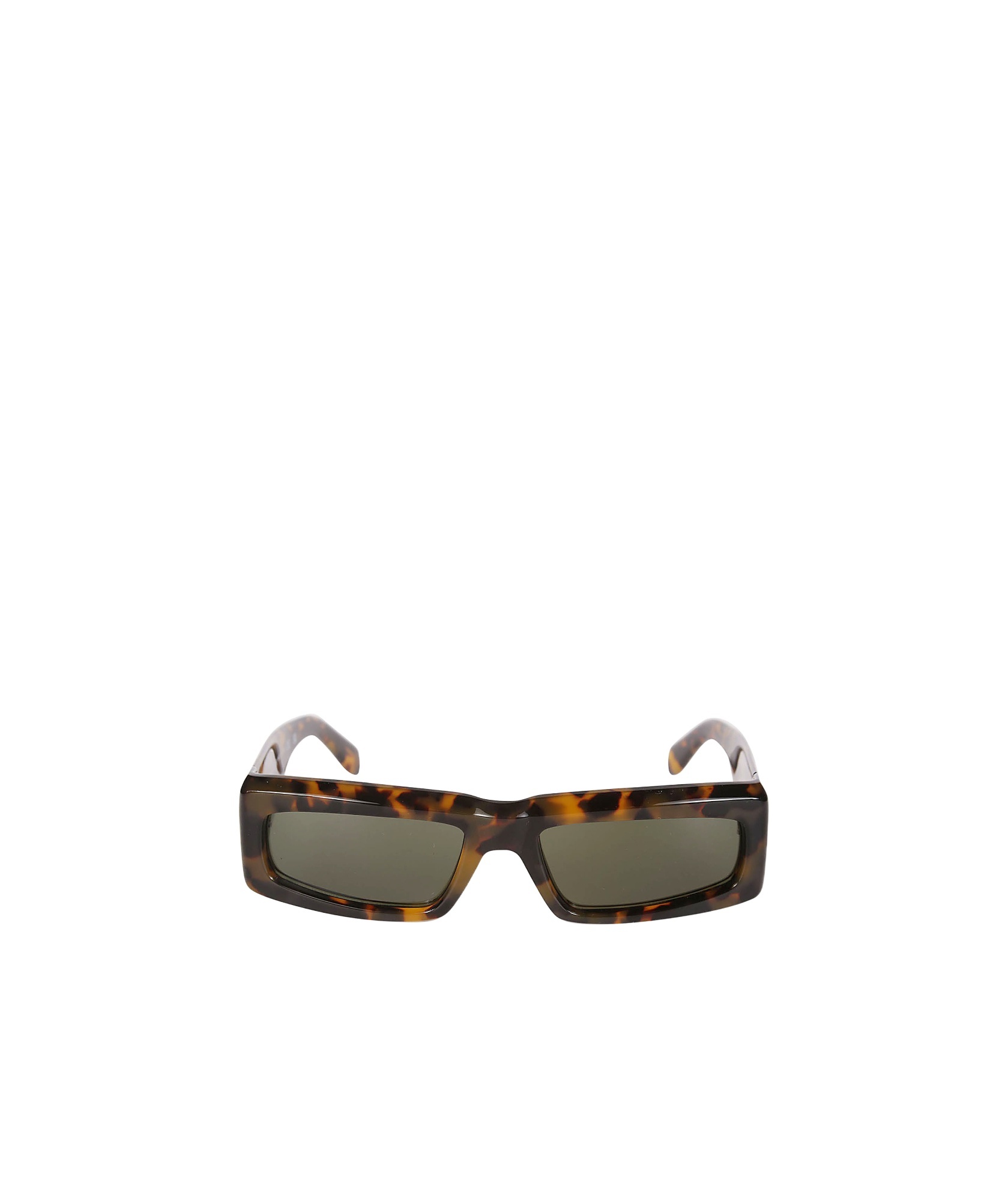 Palm Angels Eyewear Yreka Rectangular Frame Sunglasses In Green