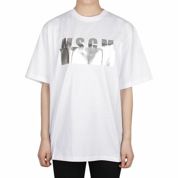 Msgm Logo Details T-shirt In White