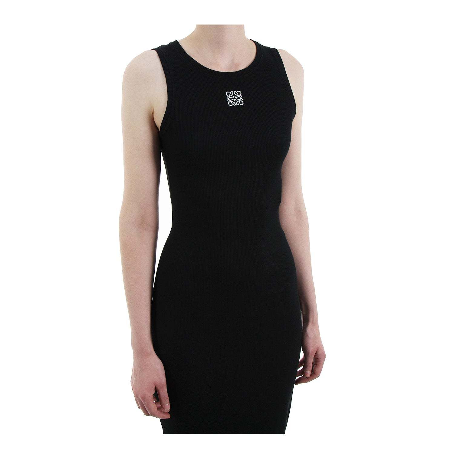LOEWE ANAGRAM TANK DRESS IN COTTON