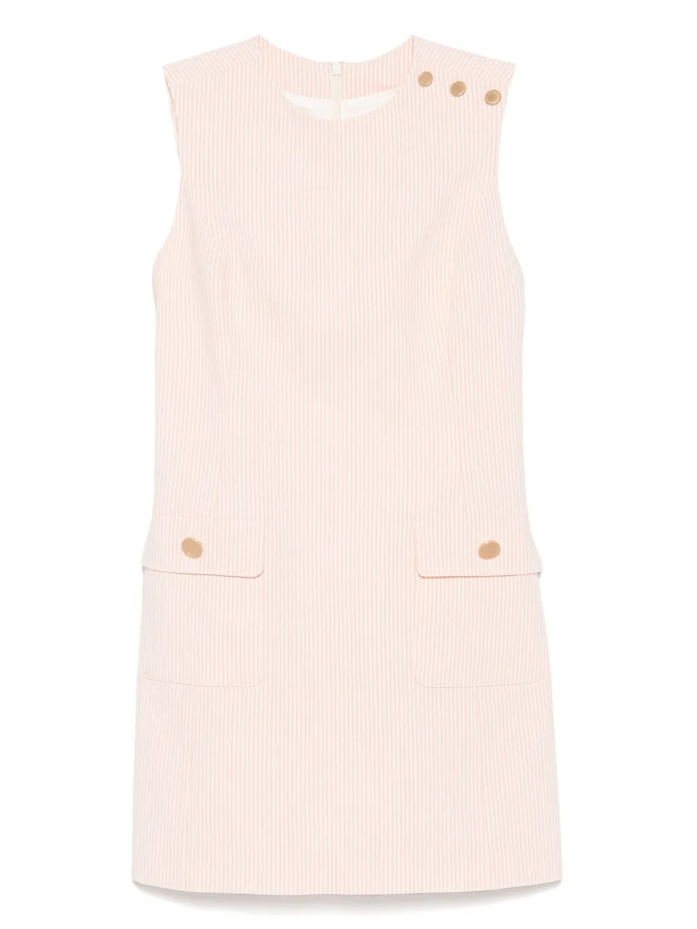 Frame Striped Mini Dress In Pink