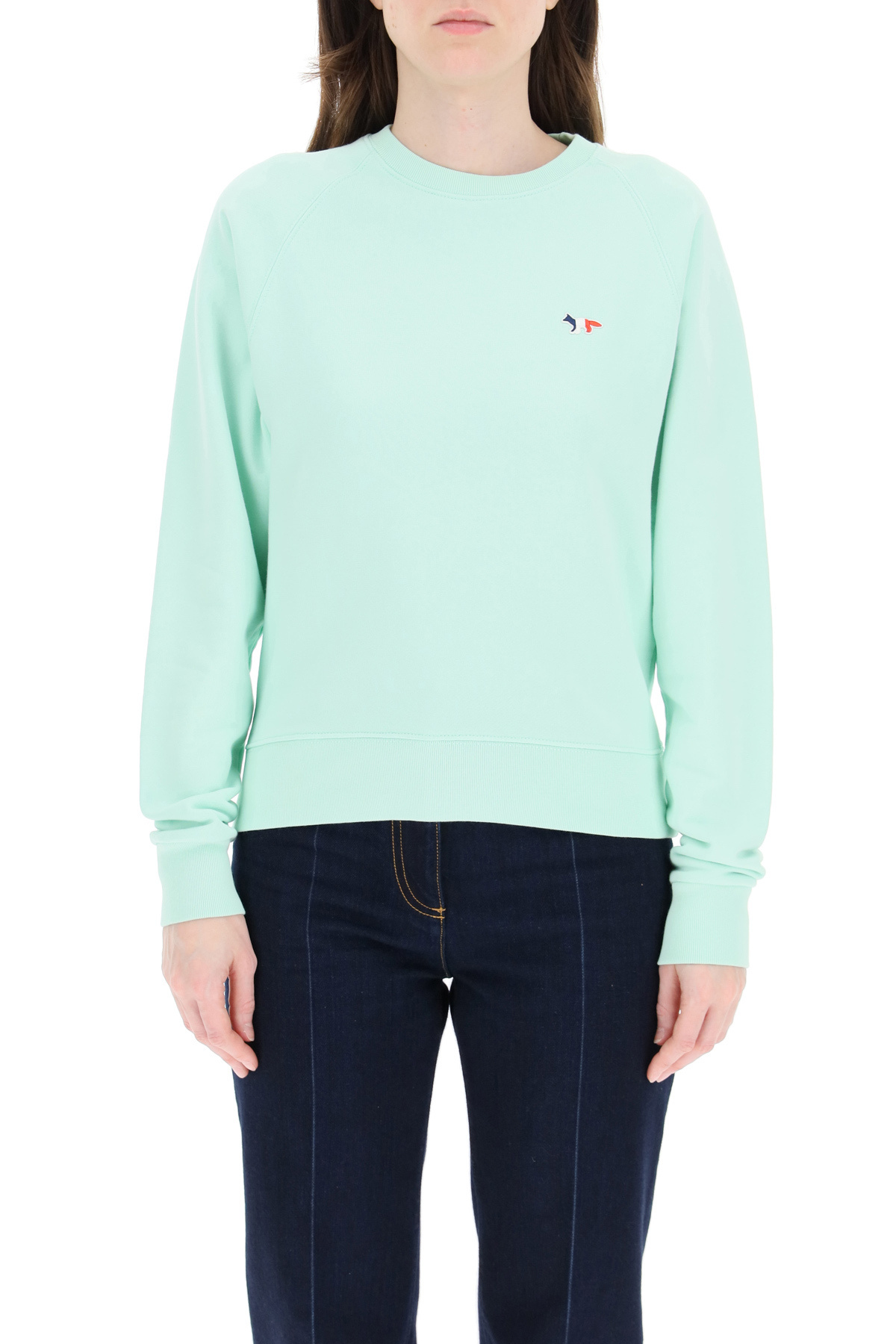 MAISON KITSUNÉ TRICOLOR FOX PATCH SWEATSHIRT