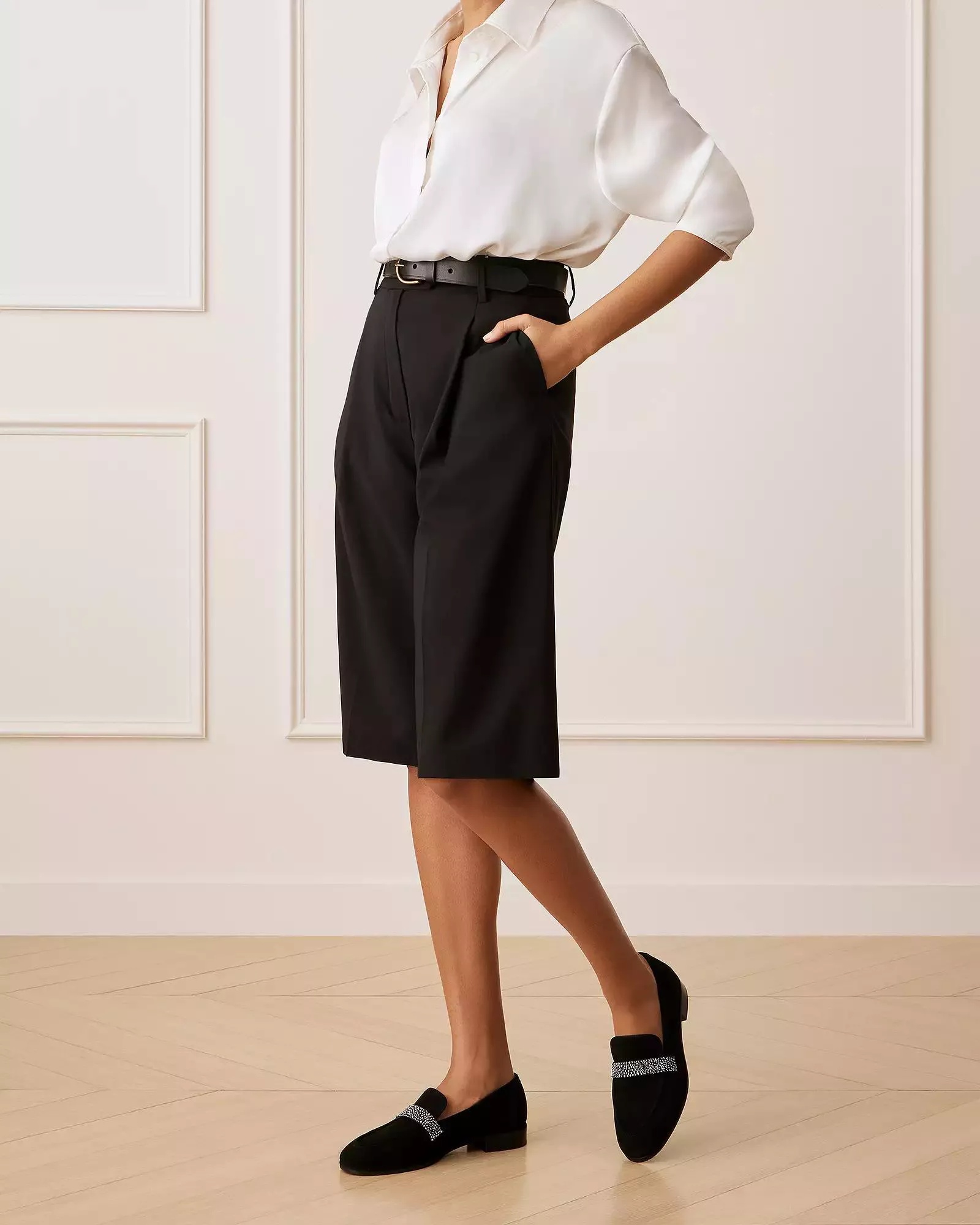 Stuart Weitzman Mocassini In Black