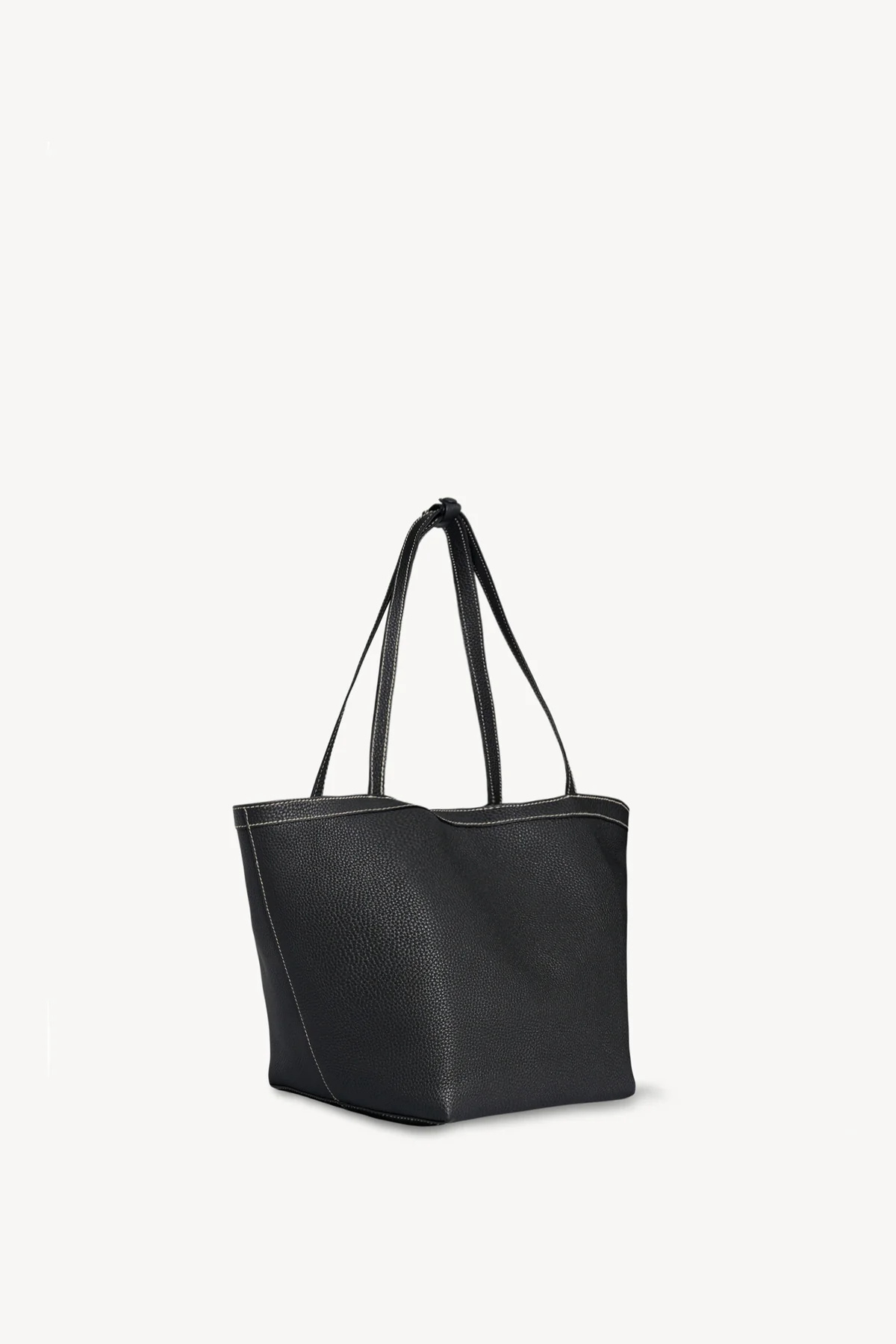 The Row Park Tote Three Stitch Bag In Leather