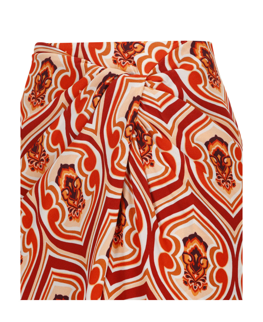Etro Sarong Skirt With Graphic Print In Multi
