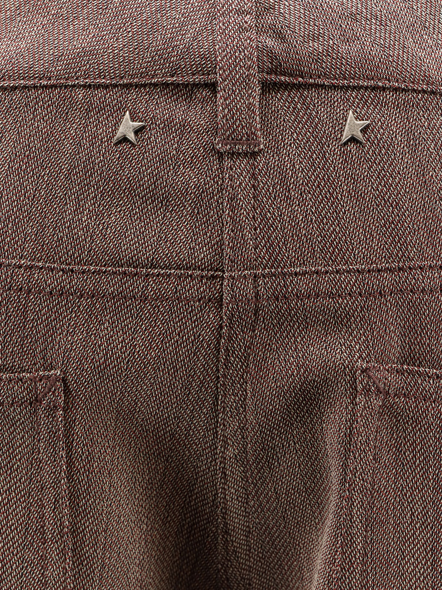 Golden Goose Deluxe Brand Double-knee Straight-leg Trousers In Brown