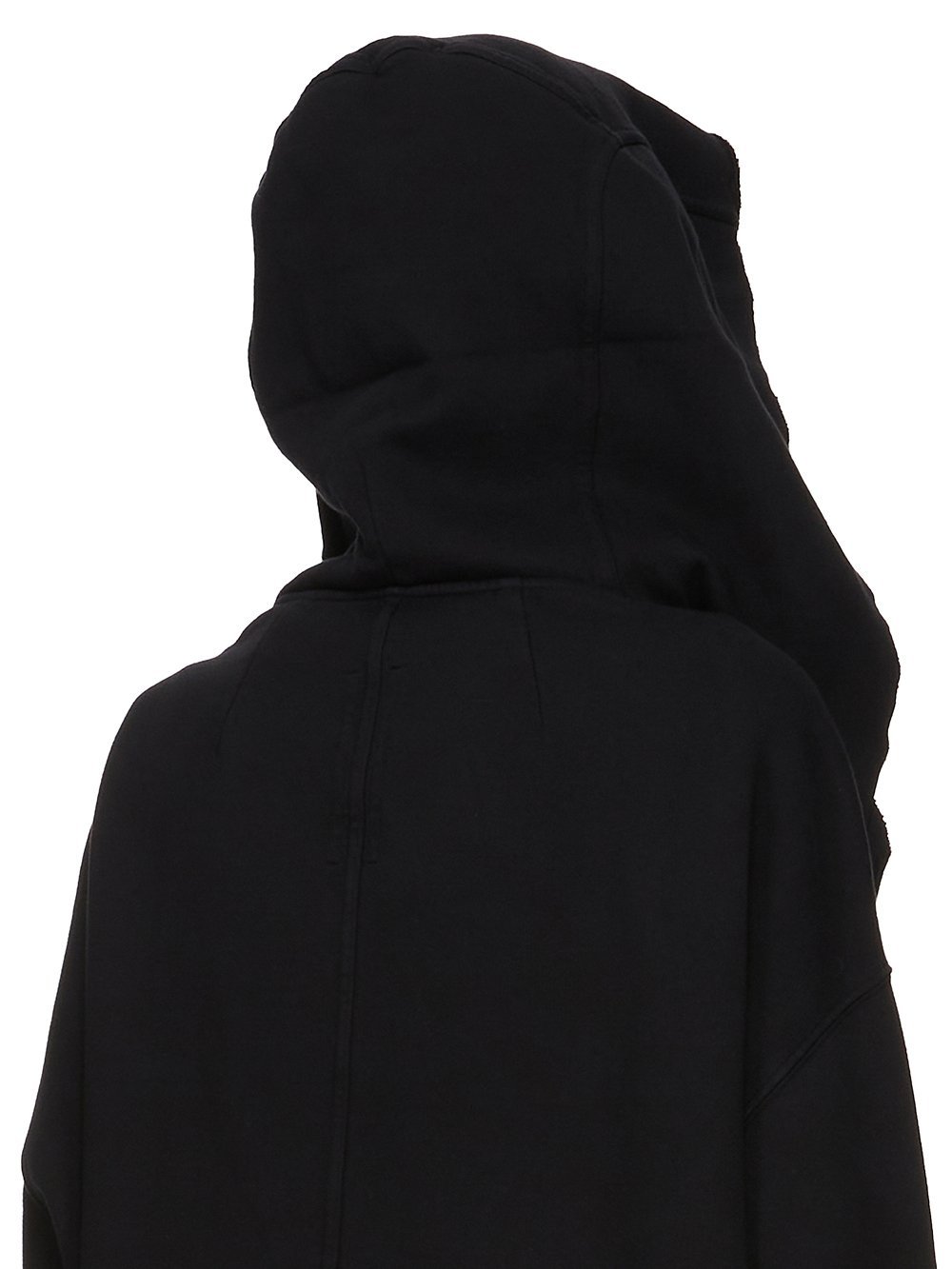 Rick Owens Drkshdw Long-sleeved Hoodie In Black