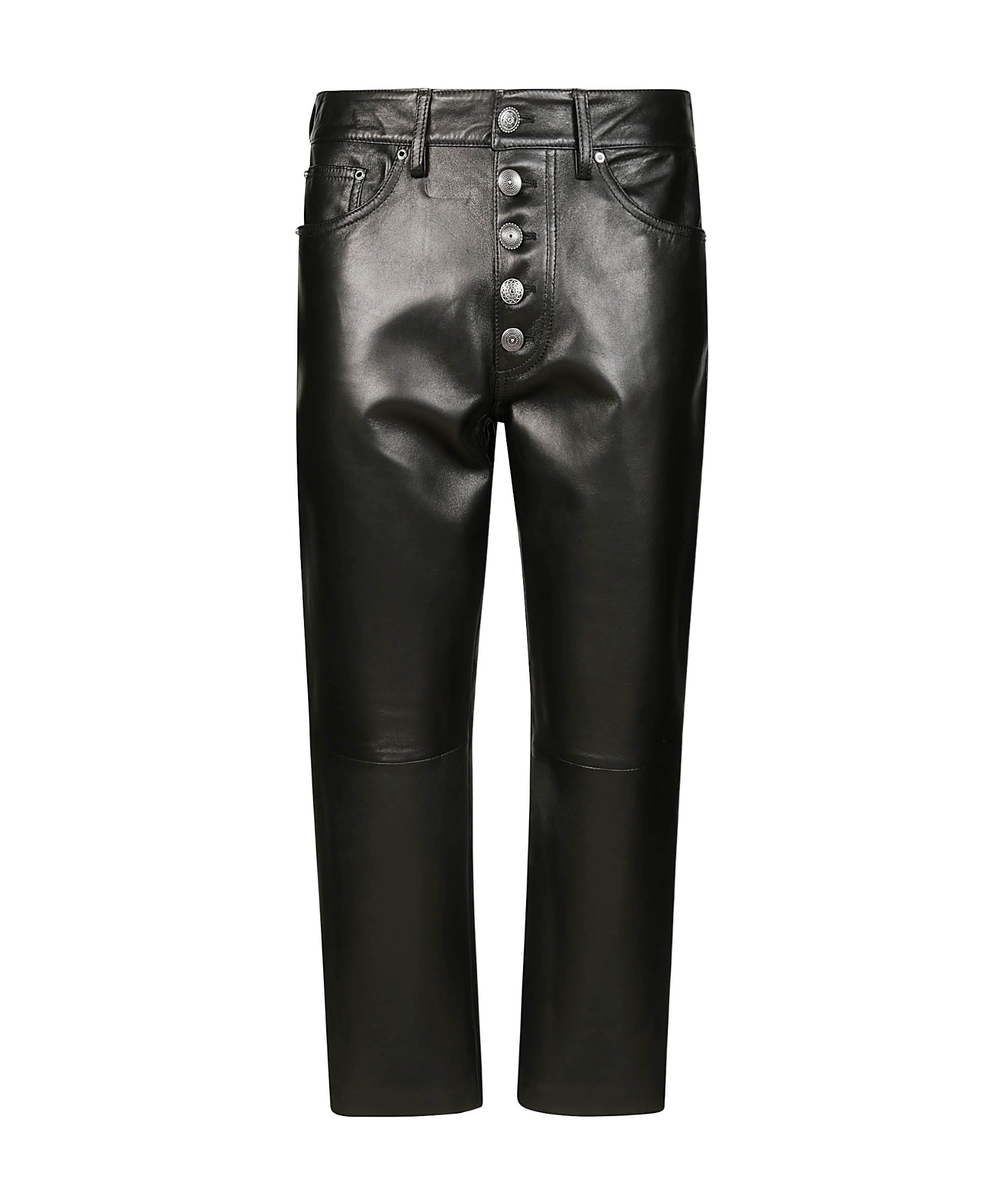 Dondup Belt-loop Casual Pants In Black