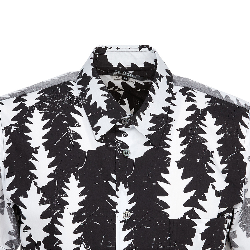 Comme Des Garçons Short-sleeved Shirt In Multi