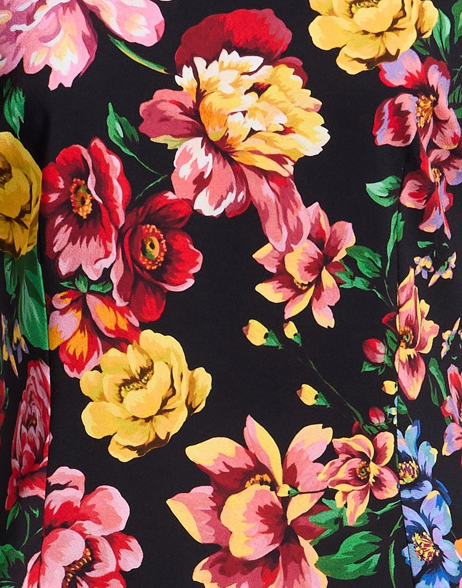 Dolce & Gabbana Printed Top In Black