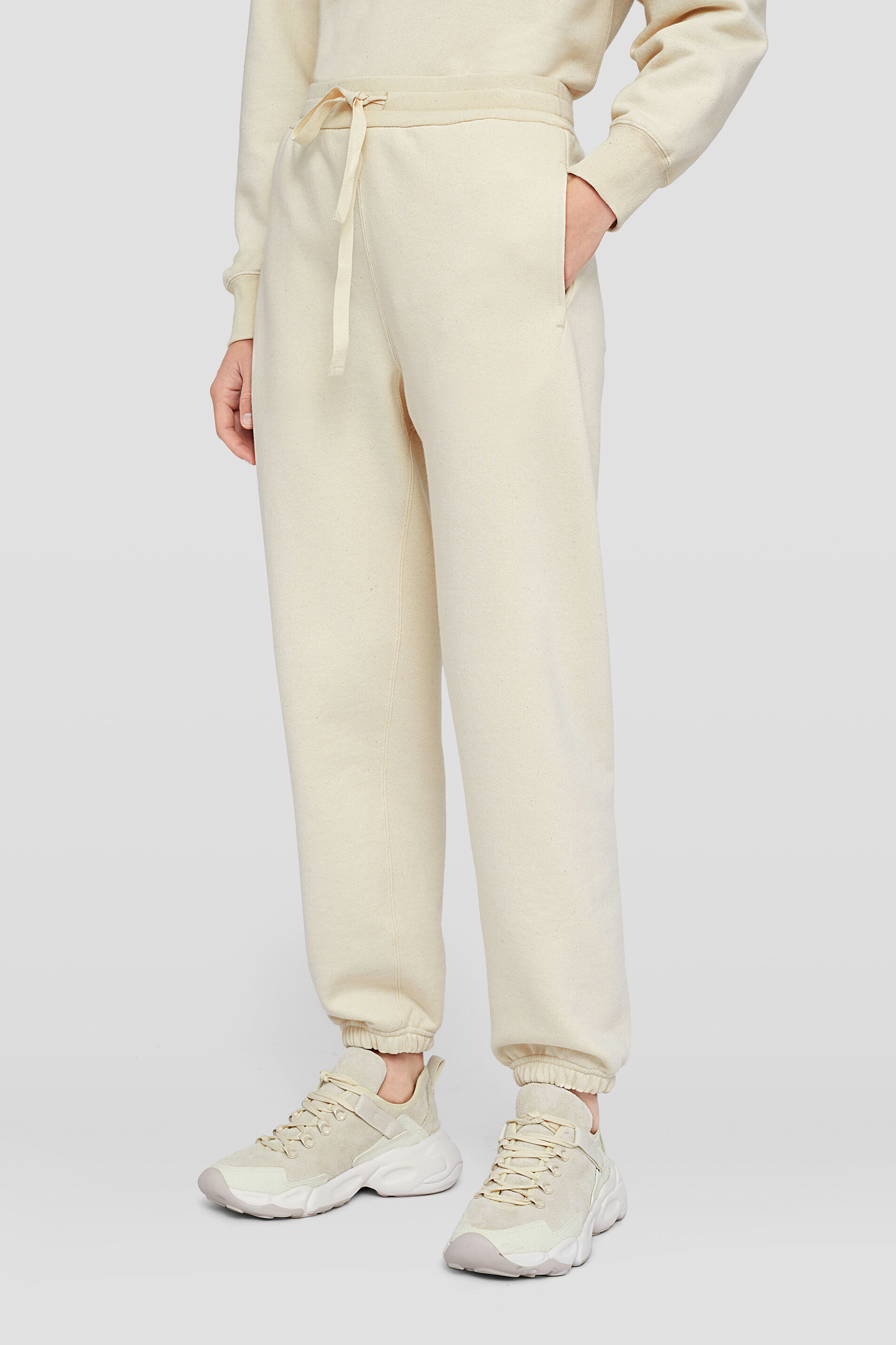 Jil Sander Jersey Drawstring-waist Sweatpants In White