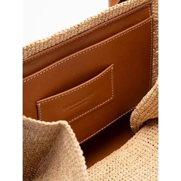Dsquared2 Summer Lovers Tote Bag In Nude