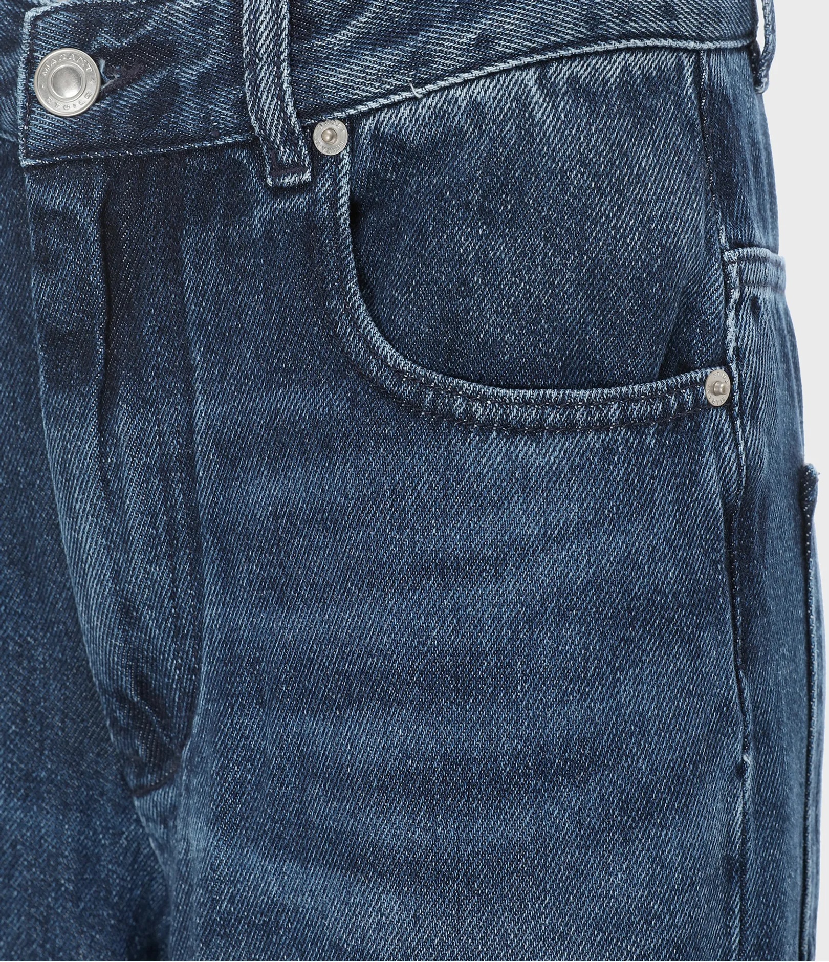 Isabel Marant Étoile Straight-leg Mid-rise Jeans In Blue