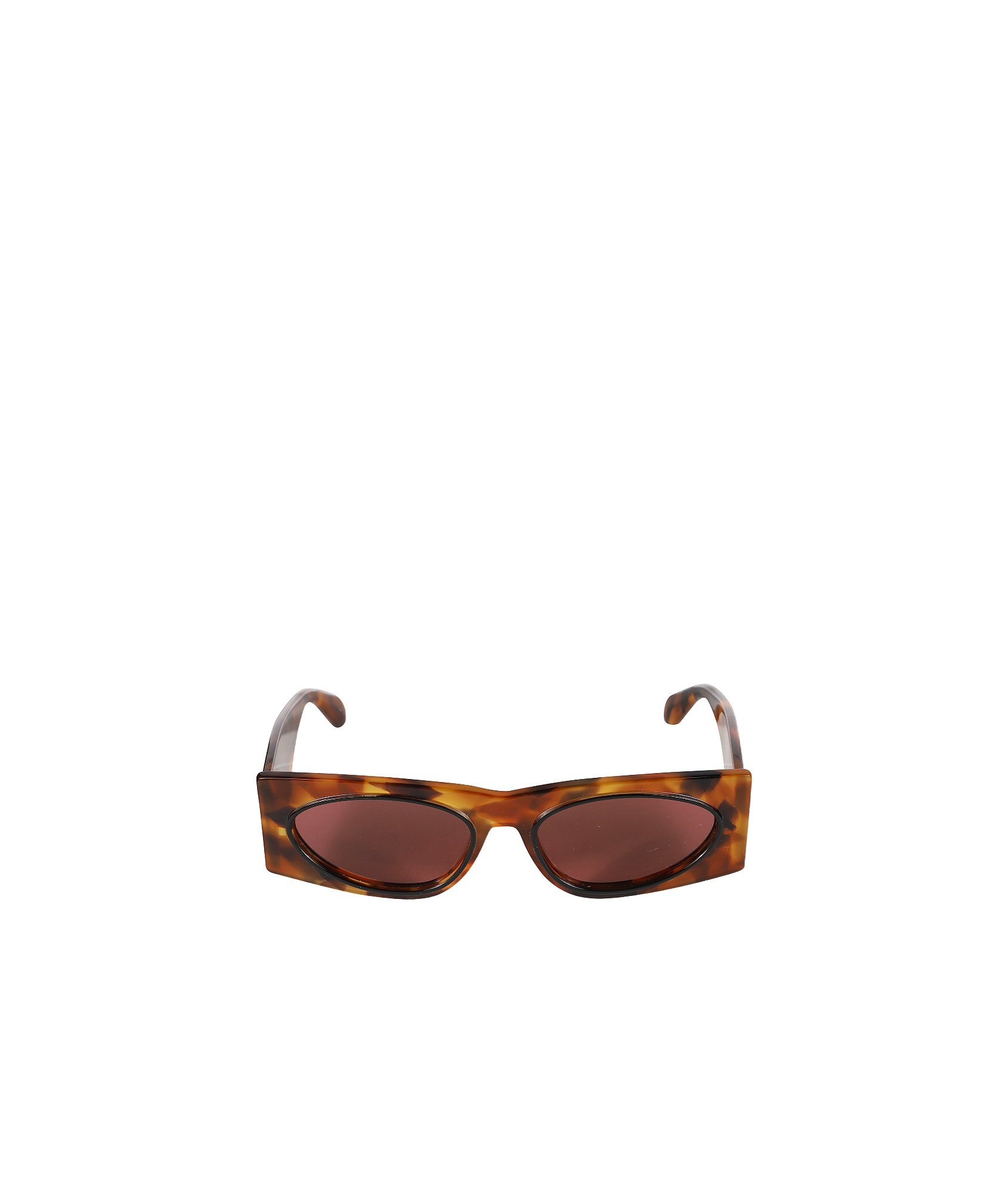 Shop Alaïa Cat-eye Frame Sunglasses In Red