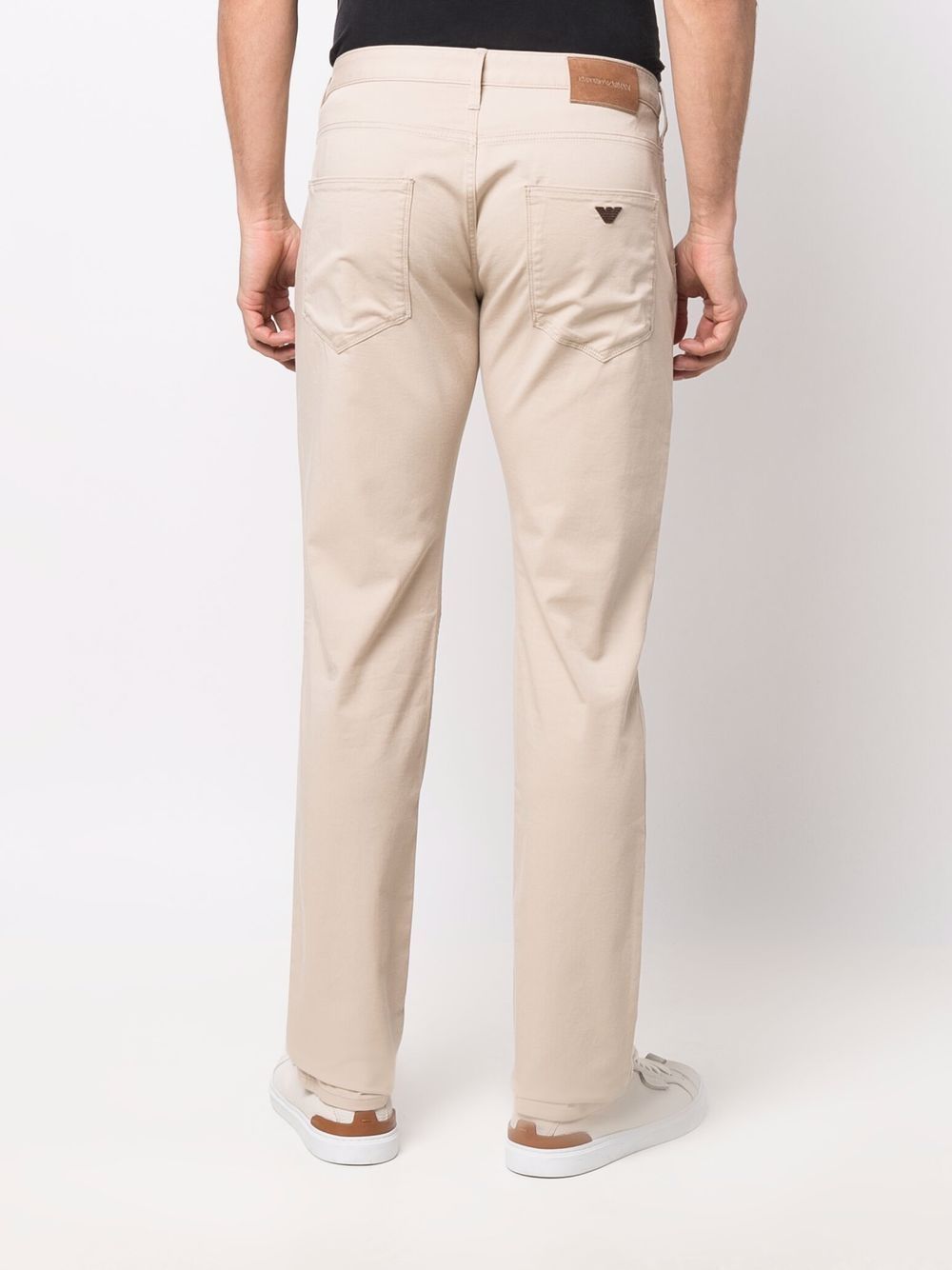EMPORIO ARMANI STRAIGHT-LEG TROUSERS