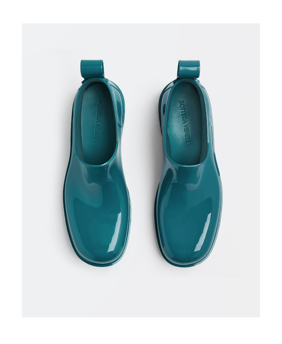 Bottega Veneta Stride Rubber Ankle Boot In Blue