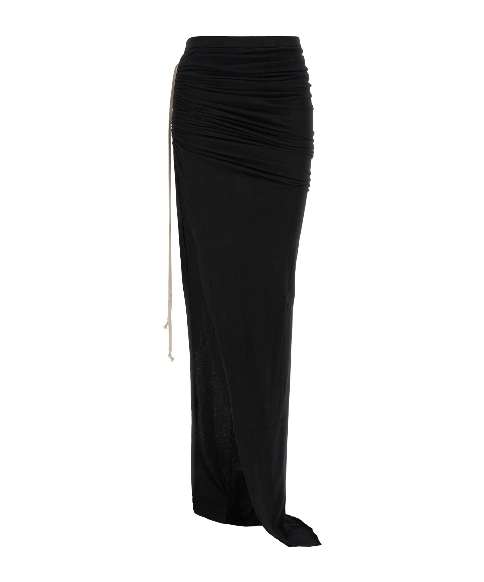 Rick Owens Drkshdw Elastic Waist Skirt In Black