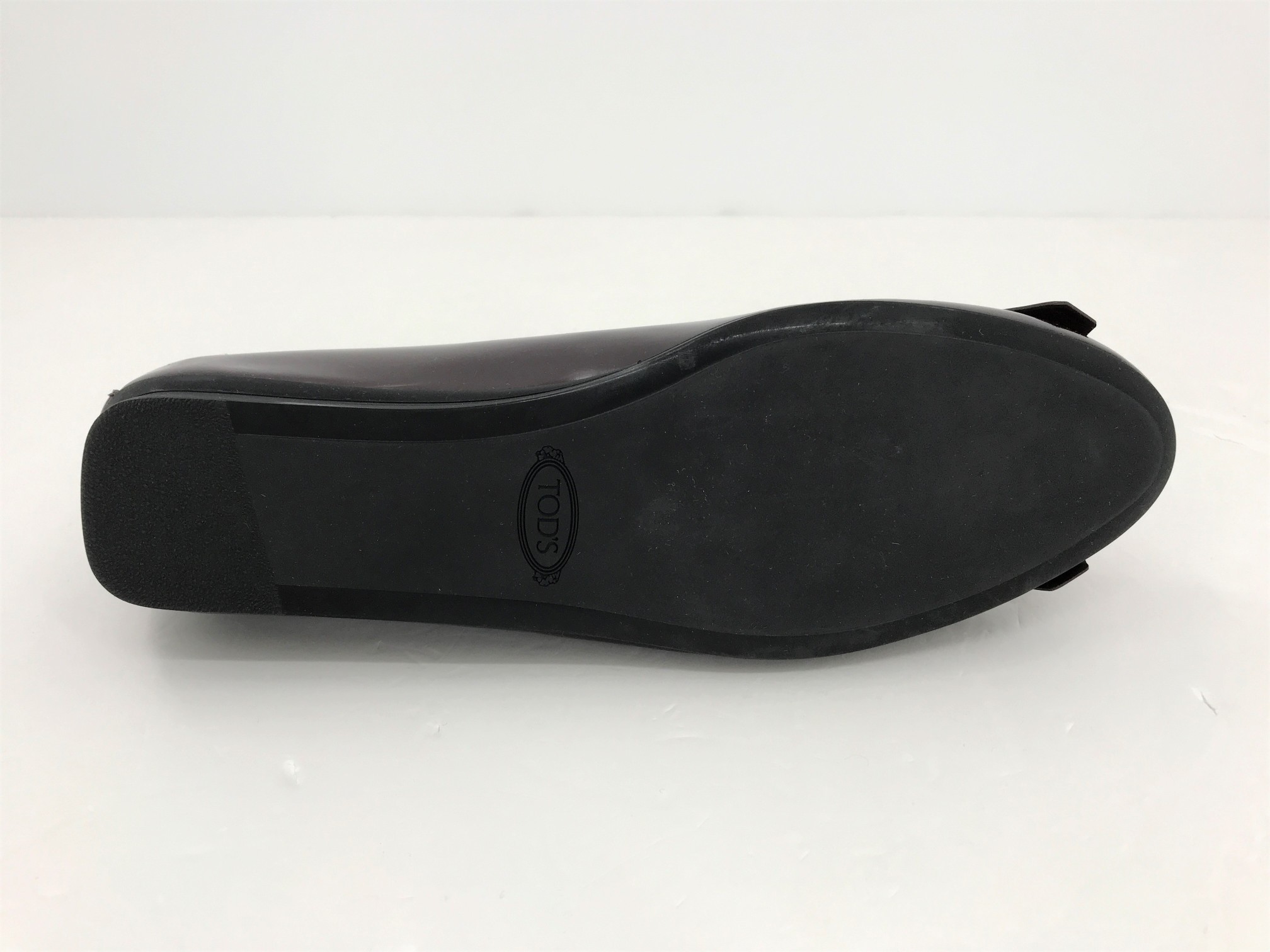 Tod's Logo Details Flat Shoes In Black