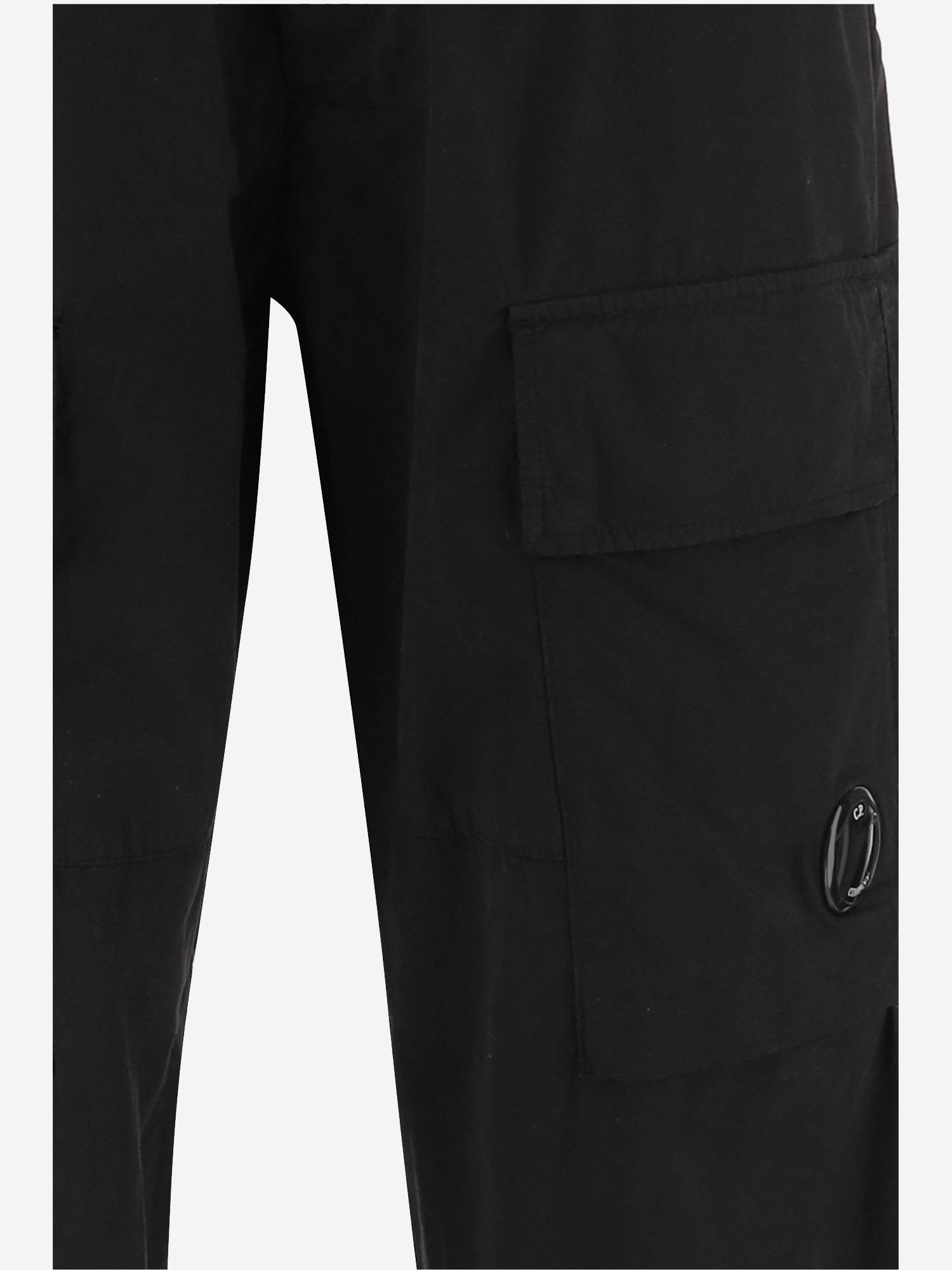 C.p. Company Cargo Style Trousers Featuring Adjustable Elements